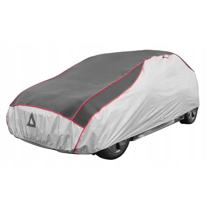 Plandeka auto Ultimate Speed Premium M/L, 480x175x120 cm, impermeabila, cu elemente reflectorizante, set cu geanta de depozitare