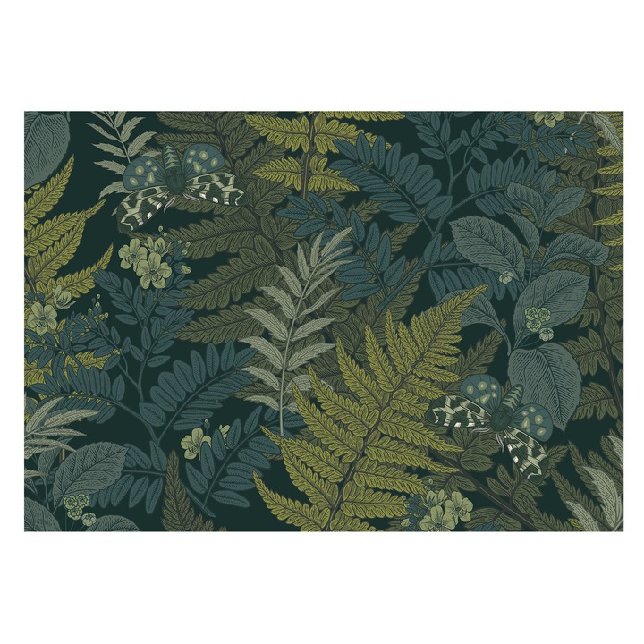 Modern Tapétatekercs De Perete, Tulup, Eleganta verde, Verde, 312 x 219 cm, Pentru Bucatarie, Attractive, 010100060080000282769