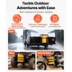 Canistra combustibil metalica, 20 L, Cu cioc de turnare, Maner confortabil, Debit maxim 6 L/min, Etansa si rezistenta la coroziune, Compatibila auto/moto/ATV/UTV, Galben