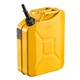 Canistra combustibil metalica, 20 L, Cu cioc de turnare, Maner confortabil, Debit maxim 6 L/min, Etansa si rezistenta la coroziune, Compatibila auto/moto/ATV/UTV, Galben