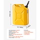 Canistra combustibil metalica, 20 L, Cu cioc de turnare, Maner confortabil, Debit maxim 6 L/min, Etansa si rezistenta la coroziune, Compatibila auto/moto/ATV/UTV, Galben