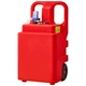Rezervor combustibil portabil, Cisterna mobila, Cu pompa electrica 12V, 121 L, Debit 9, 5 L/min, Furtun 1, 2 m, Pistol cu oprire automata, Pentru benzina si motorina, Rosu