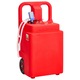 Rezervor combustibil portabil, Cisterna mobila, Cu pompa electrica 12V, 121 L, Debit 9, 5 L/min, Furtun 1, 2 m, Pistol cu oprire automata, Pentru benzina si motorina, Rosu