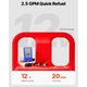 Rezervor combustibil portabil, Cisterna mobila, Cu pompa electrica 12V, 121 L, Debit 9, 5 L/min, Furtun 1, 2 m, Pistol cu oprire automata, Pentru benzina si motorina, Rosu