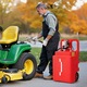 Rezervor portabil combustibil, Carucior cu pompa de transfer 12 V 57 L/min, Capacitate 121 L, Furtun 4 m, Pistol manual, Benzina si motorina, Pentru barci si ATV-uri