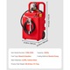 Rezervor portabil combustibil, Carucior cu pompa de transfer 12 V 57 L/min, Capacitate 121 L, Furtun 4 m, Pistol manual, Benzina si motorina, Pentru barci si ATV-uri