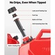 Canistra metalica pentru combustibil (bidon benzina/motorina), 20 L, Cu duza de turnare, Debit max. 6 L/min, Etansa si rezistenta la coroziune, Pentru auto/moto/ATV/UTV, Rosu