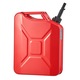 Canistra metalica pentru combustibil (bidon benzina/motorina), 20 L, Cu duza de turnare, Debit max. 6 L/min, Etansa si rezistenta la coroziune, Pentru auto/moto/ATV/UTV, Rosu