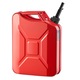 Canistra metalica pentru combustibil (bidon benzina/motorina), 20 L, Cu duza de turnare, Debit max. 6 L/min, Etansa si rezistenta la coroziune, Pentru auto/moto/ATV/UTV, Rosu