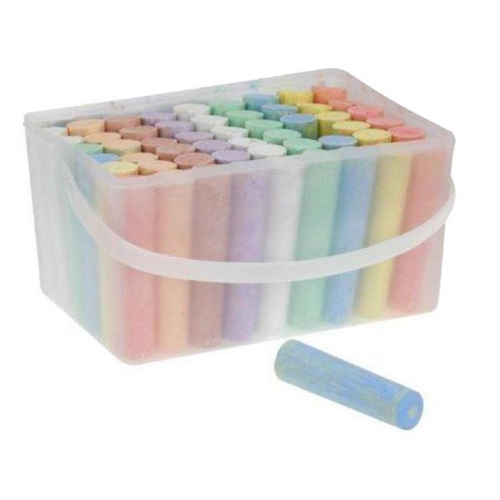 Creta colorata Jumbo 54 bucati