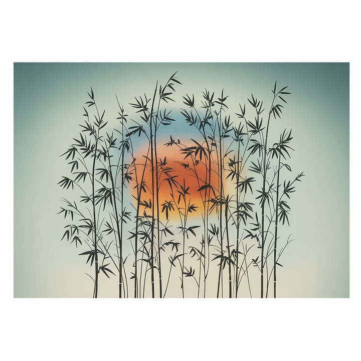 Tapéta Falra, Tulup, Harmonikus Nyugat, Világoskék, 208 x 146 cm, Vlies, Klasszikus, 010100060040000284865