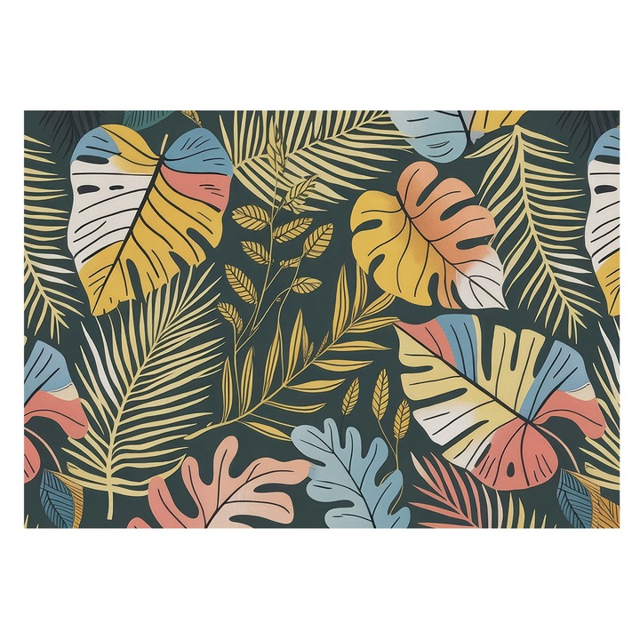 Fotótapéta Falra, Tulup, Trópusi energia, Sárga, 208 x 146 cm, Vlies, Nappaliba, Szobába, 010100060040000284918