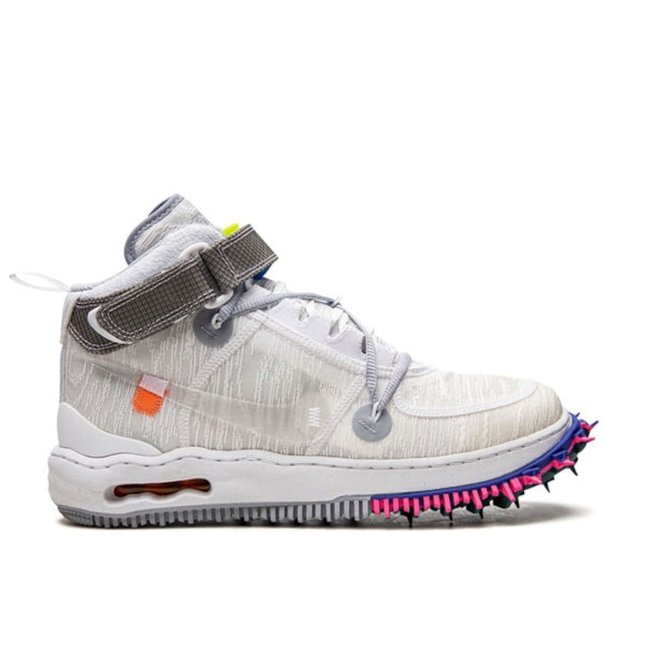 Pantofi Sport Nike Air Force 1 Mid x Off-White, Alb