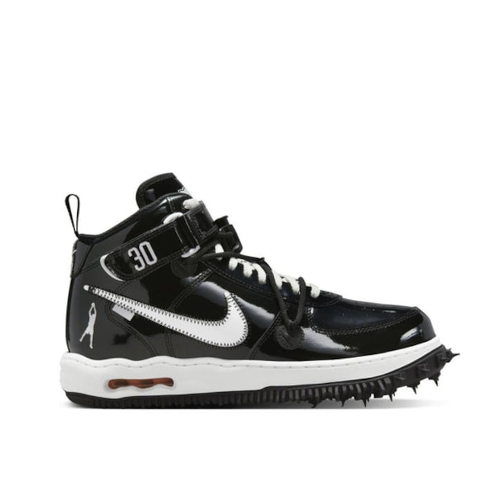 Pantofi Sport Nike Air Force 1 Mid x Off-White Black Sheed