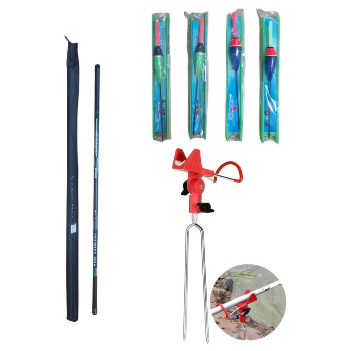 Varga, Undita Carbon Avalon Competition 8 metri, 8 Segm+ 4 Linii Echilibrate + Suport