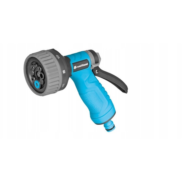 Пистолет за пръскане, Cell Fast, 8 функции, противоплъзгащ, 197x148x67 мм