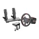 Set pentru jocuri PXN VD4, volan ergonomic 11 inci, pedalier reglabil, multi-color