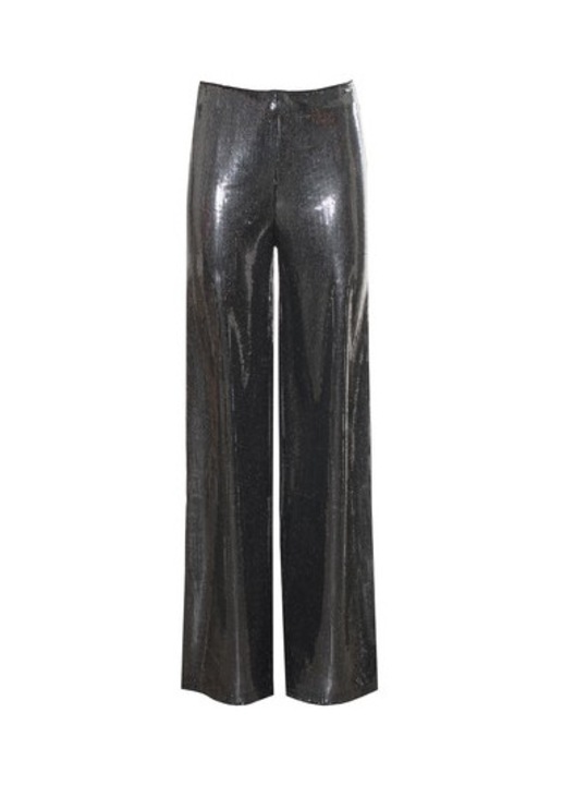 Pantaloni lungi GUESS Margot, gunmetal, mărimea, Gun Grey