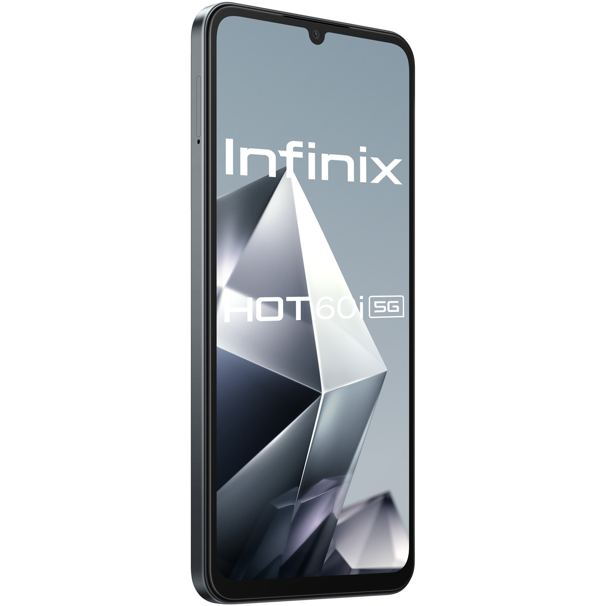 Telefon mobil Infinix Hot 60i, 8GB RAM, 256GB, 5G, Sleek Black