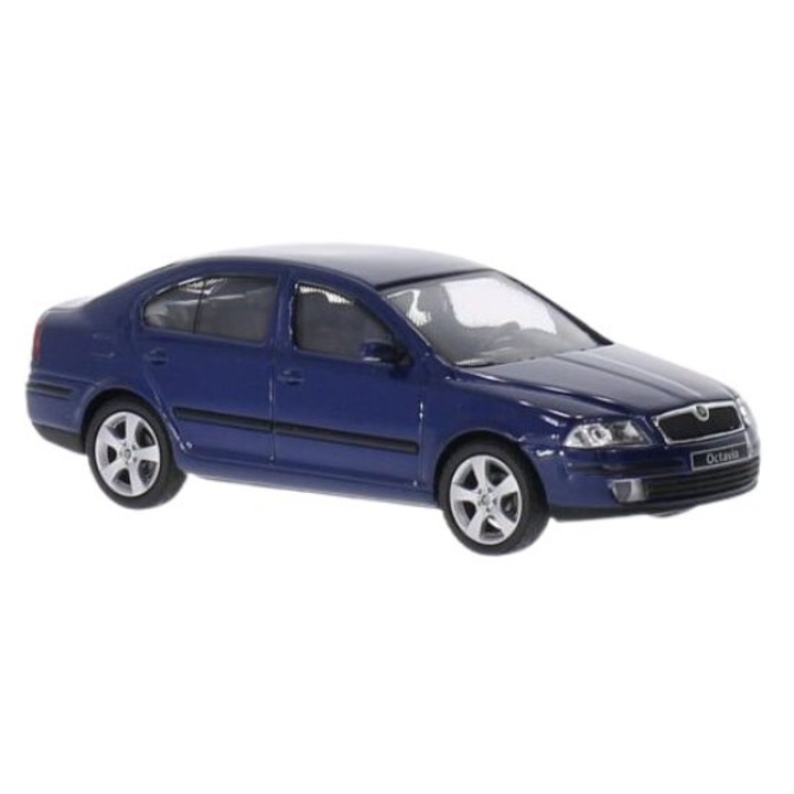 Skoda Octavia 2 Kék 2004 1:43 Abrex autómodell