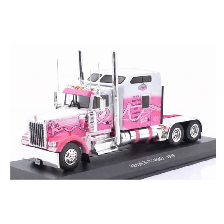 Macheta auto Freightliner Kenworth W900 Truck Roz 1:43 Hachette