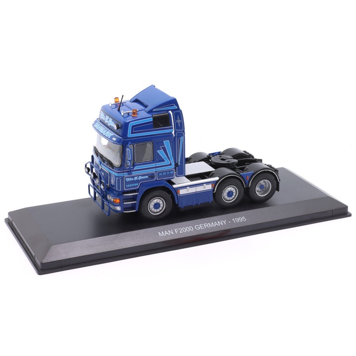 Macheta auto MAN F2000 Truck Albastru 1995 1:43 Hachette