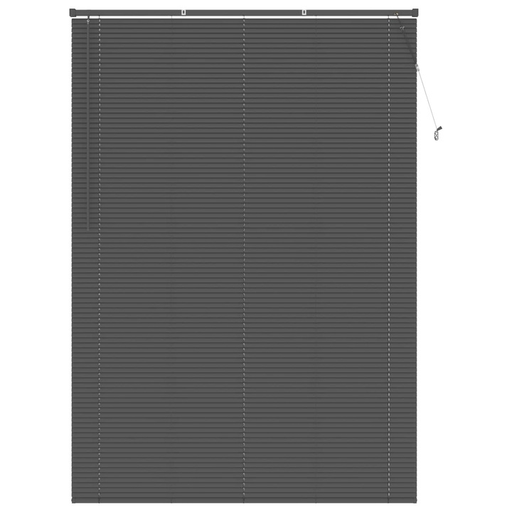 Jaluzea venetiana Manual vidaXL, Gri argintie 213 x 140 cm PVC