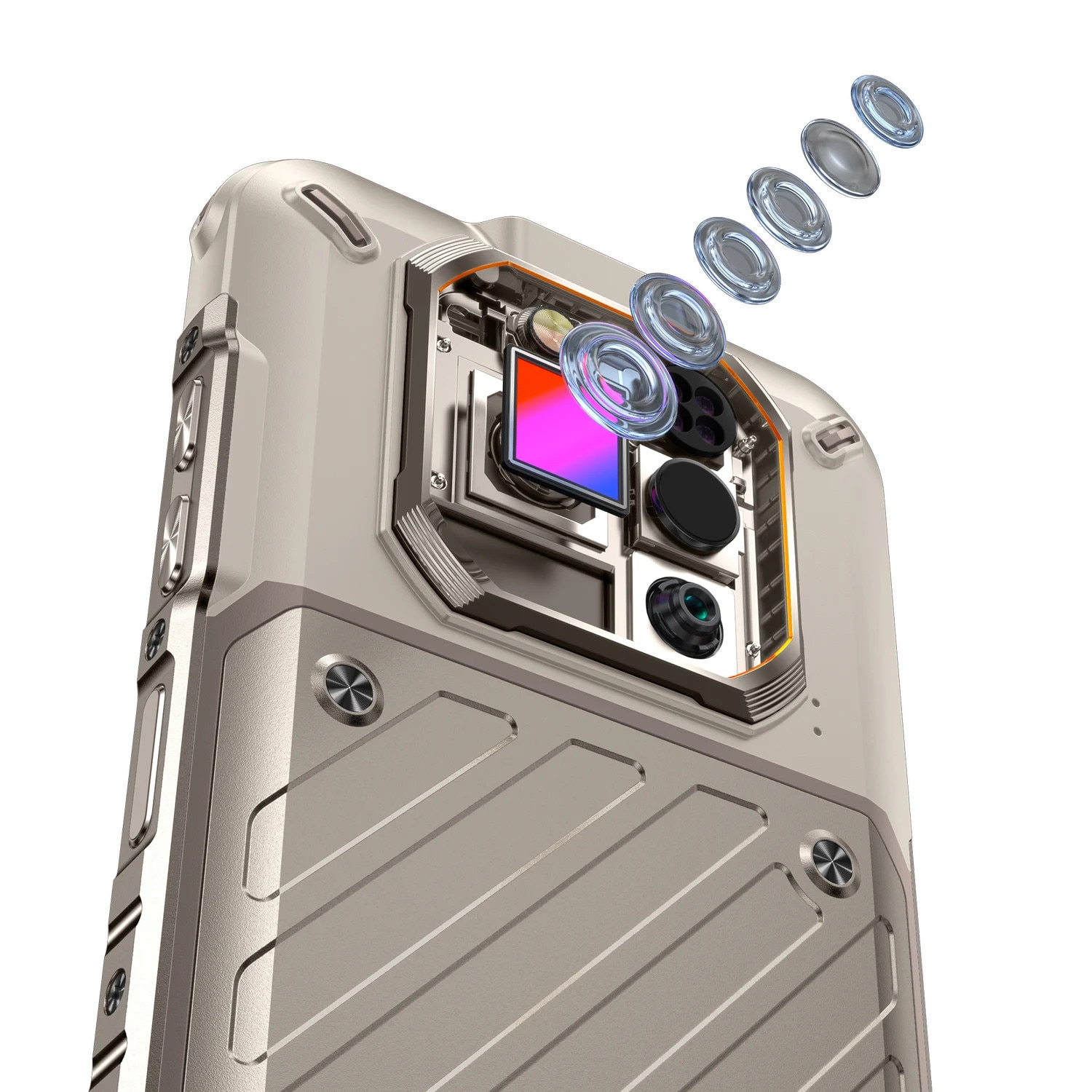 Telefon RugOne Xever 7 Pro, 5G, AMOLED 6.67", 24GB RAM, 512GB, Camera termică FLIR, Baterie interschimbabilă