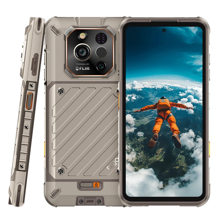 Telefon RugOne Xever 7 Pro, 5G, AMOLED 6.67", 24GB RAM, 512GB, Camera termică FLIR, Baterie interschimbabilă