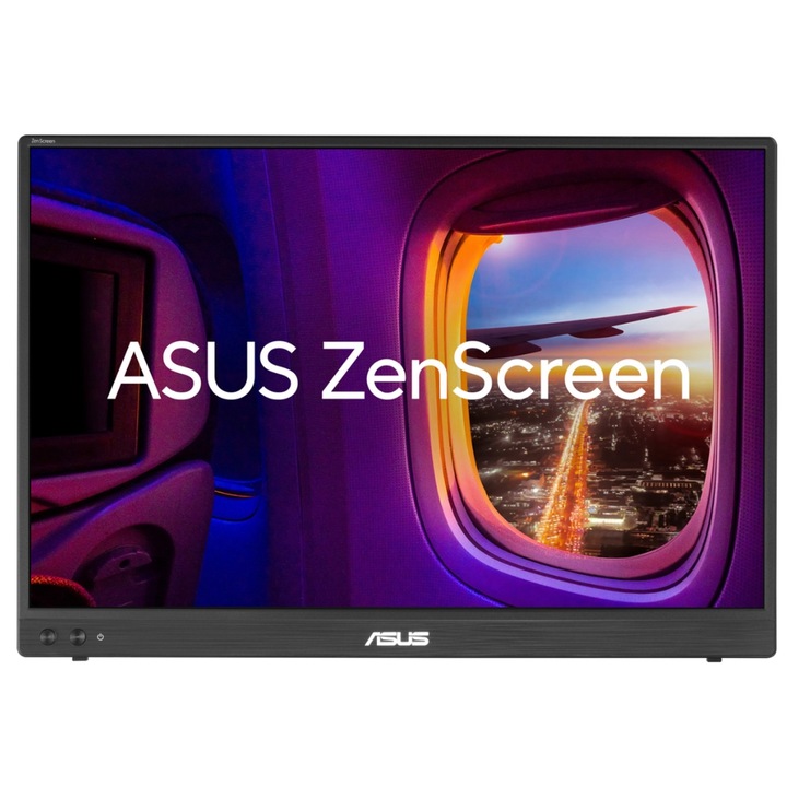 Monitor IPS LED ASUS ZenScreen 16" MB16FC, WUXGA 1920 x 1200, USB Type-C, mini-HDMI Negru