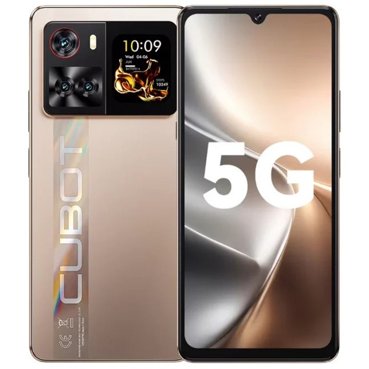 Telefon mobil Cubot X100, 5G, Auriu, 6.88", 16GB RAM, 256GB ROM
