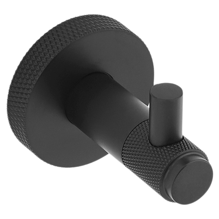 Cuier, Maison Mex DOTTY, L.4, 7 l.6, 3 H.4, 7 cm, negru mat