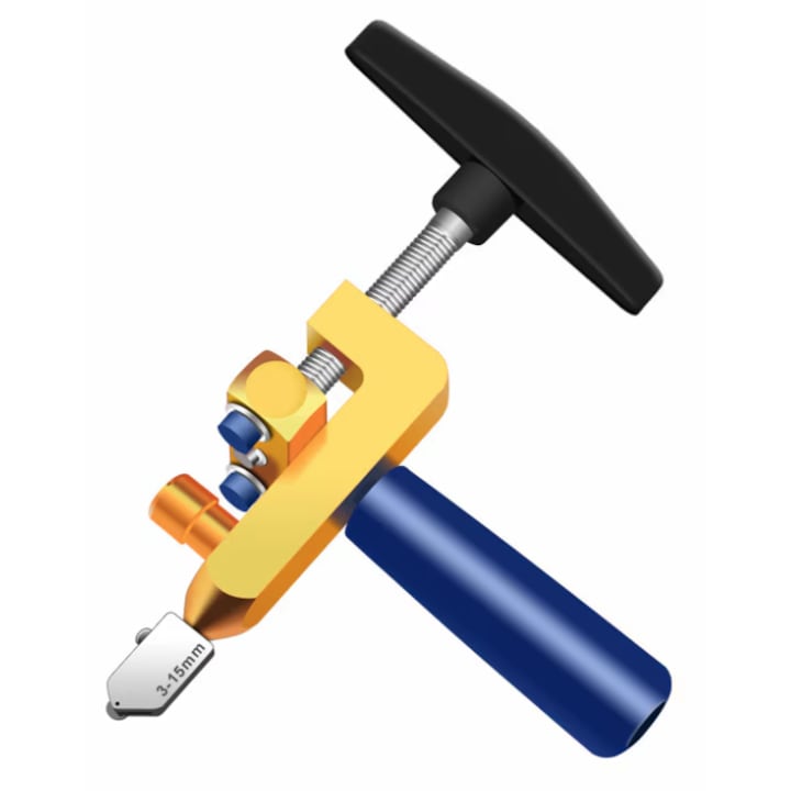 Kit de taiat sticla 2 in 1 de la 3 la 15mm Multicolor