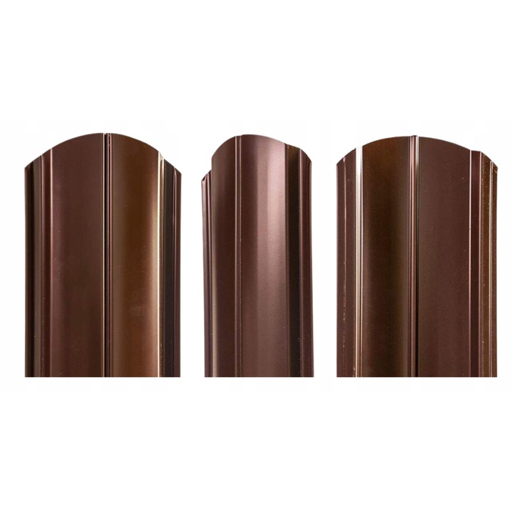 Gard metalic Sztachetyzmetalu Bronz 185cm