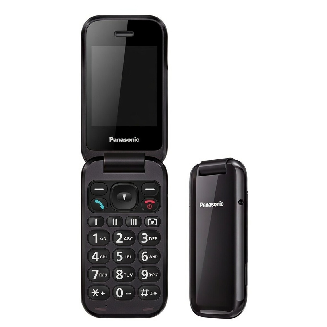 Telefon mobil cu clapeta Panasonic KX-TF600, Negru
