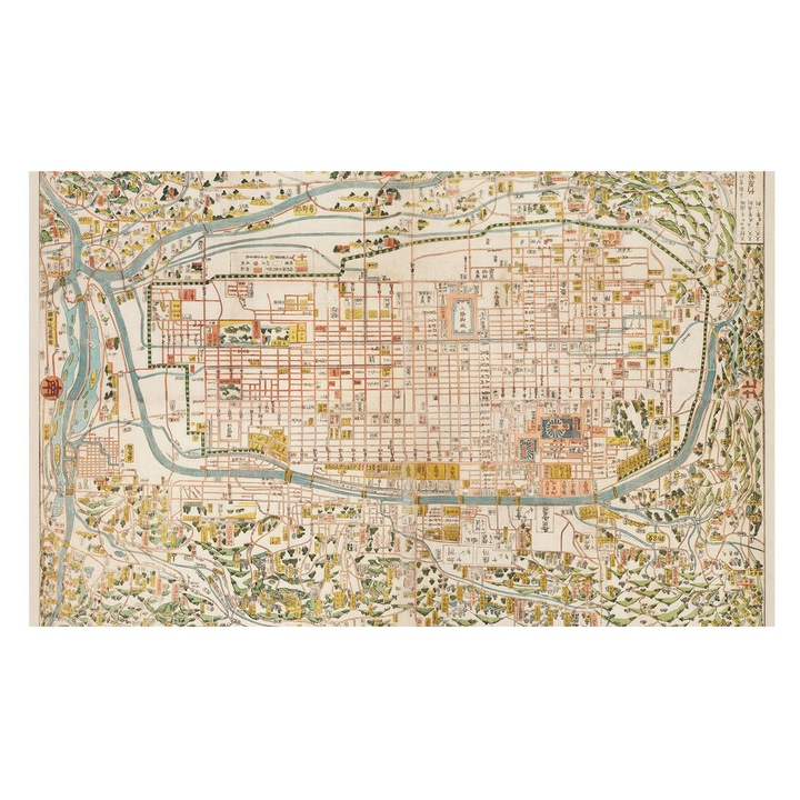 Tapéta Vlies Fali Dekoráció, Tulup, Antik térkép, Bézs, 416 x 254 cm, Nem Szőtt, Könnyen Felszerelhető, 010100060100000285502