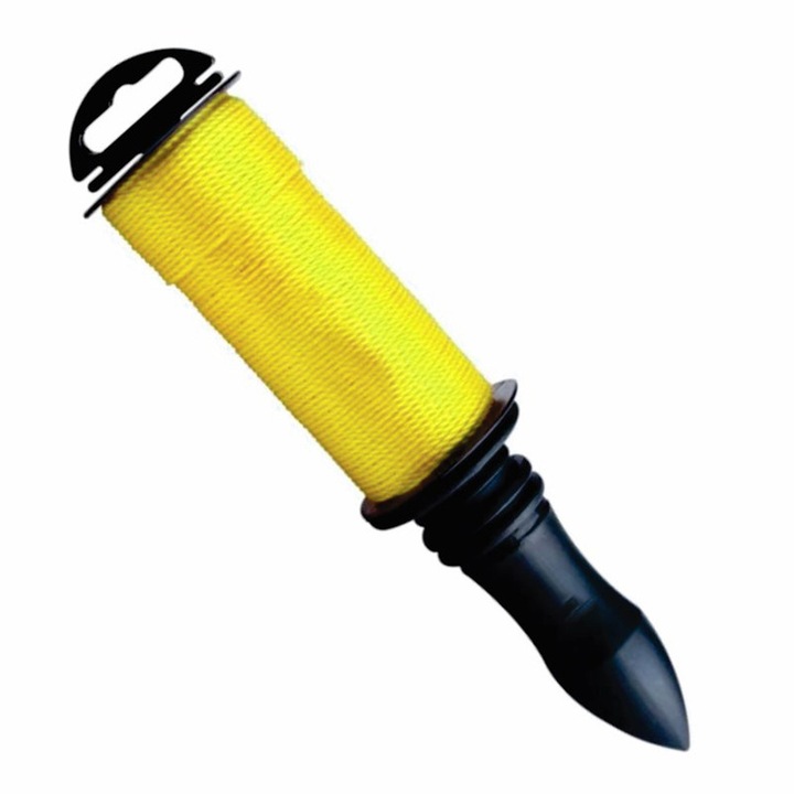 Raffia zsinór építéshez, orsón, sárga, 1.2 mm x 150 m