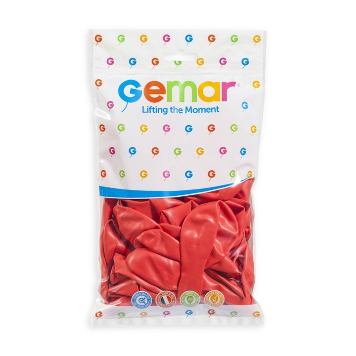 30 cm-es korall gumi léggömb - 100 db / csomag