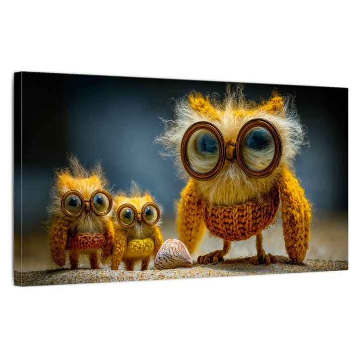 Tablou Canvas Premium Art-Zen, Camera Copiilor, Design Original, Sasiu Solid Lemn, 120x60 cm