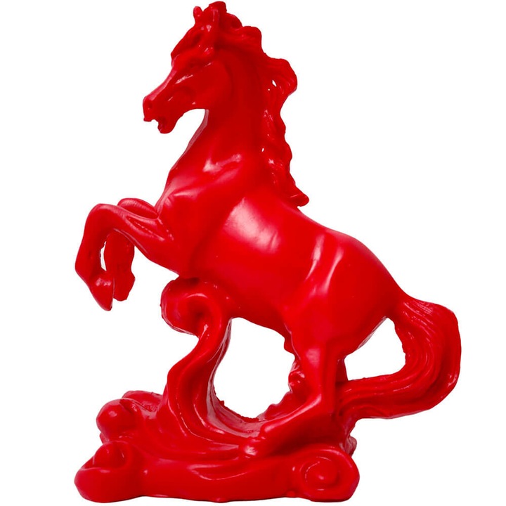 Cal roșu feng shui pentru dragoste, ZODIACOOL, 15 cm