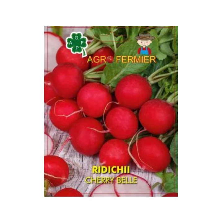Seminte de ridichi de luna, CHERRY BELLE, 50g, AgroFermier