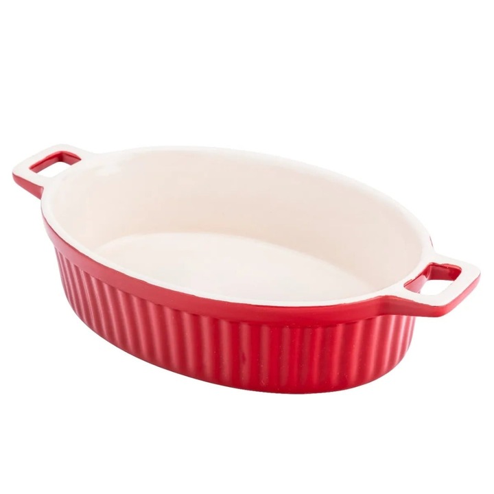 Altom Design Tava de copt ceramica Red Chilli 27 cm Rosu