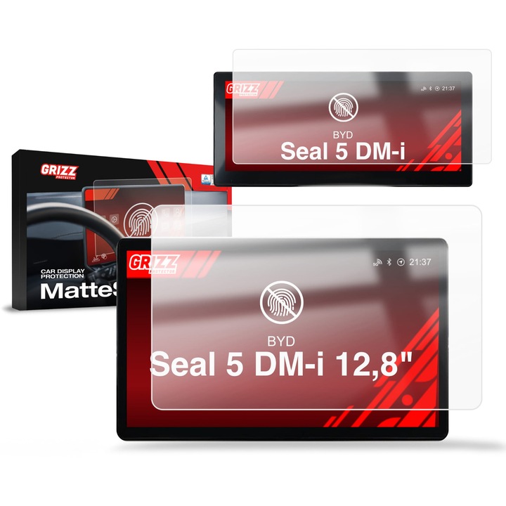 Folie de protectie mata, Grizzprotector - Cardisplay Matte 2In1 Pentru Byd Seal 5 Dm-I