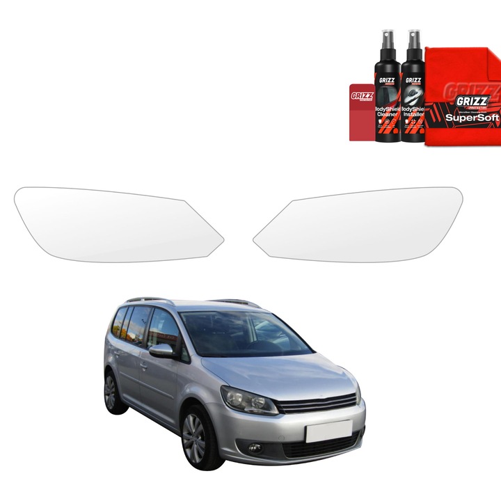Folie de protectie pentru faruri, Grizzprotector - Bodyshield Pentru Volkswagen Touran I Mpv 5D