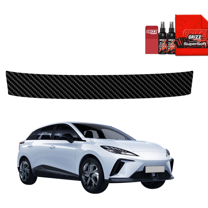 Folie carbon pentru pragul portbagajului, Grizzprotector - Bodyshield Carbon Pentru Mg 4
