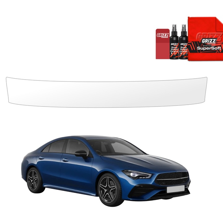 Folie de protectie pentru pragul portbagajului, Grizzprotector - Bodyshield Pentru Mercedes Cla 200