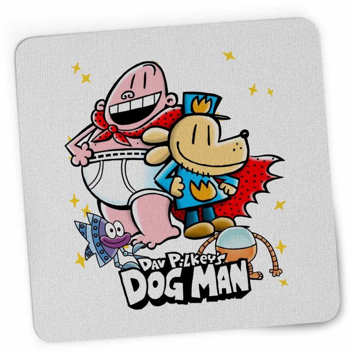 Mousepad Dog Man Aventurile Capitanului Chilot Underpants, 21x19cm