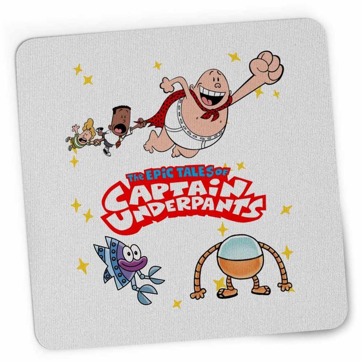 Mousepad Captain Underpants Epic Tales Capitanul Chilot Zboara George Harold, 21x19cm
