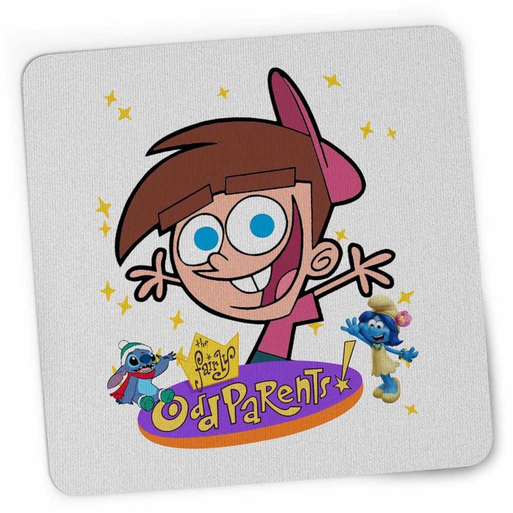 Mousepad Fairly Odd Parents Timmy Turner Nasii mei Vrajitori, 21x19cm