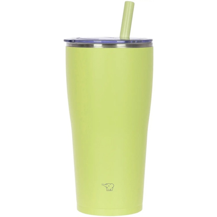 Термочаша, със сламка и капак, Zojirushi Stainless Tumbler 720 ml Citron Yellow